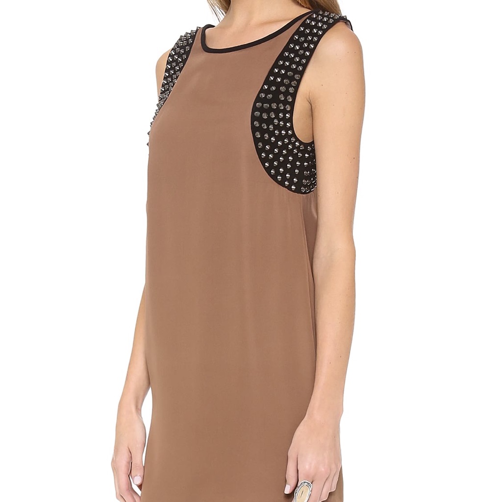 Haute Hippie Studded Shift Dress